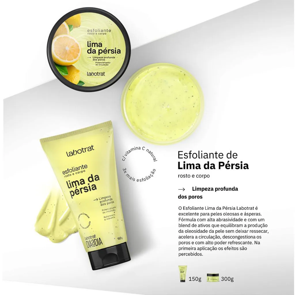 Creme Esfoliante Labotrat 150g Lima Da Pérsia
