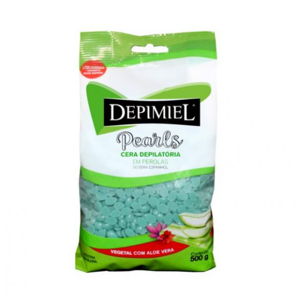 Cera Em Pérolas Vegetal Depimiel 500g