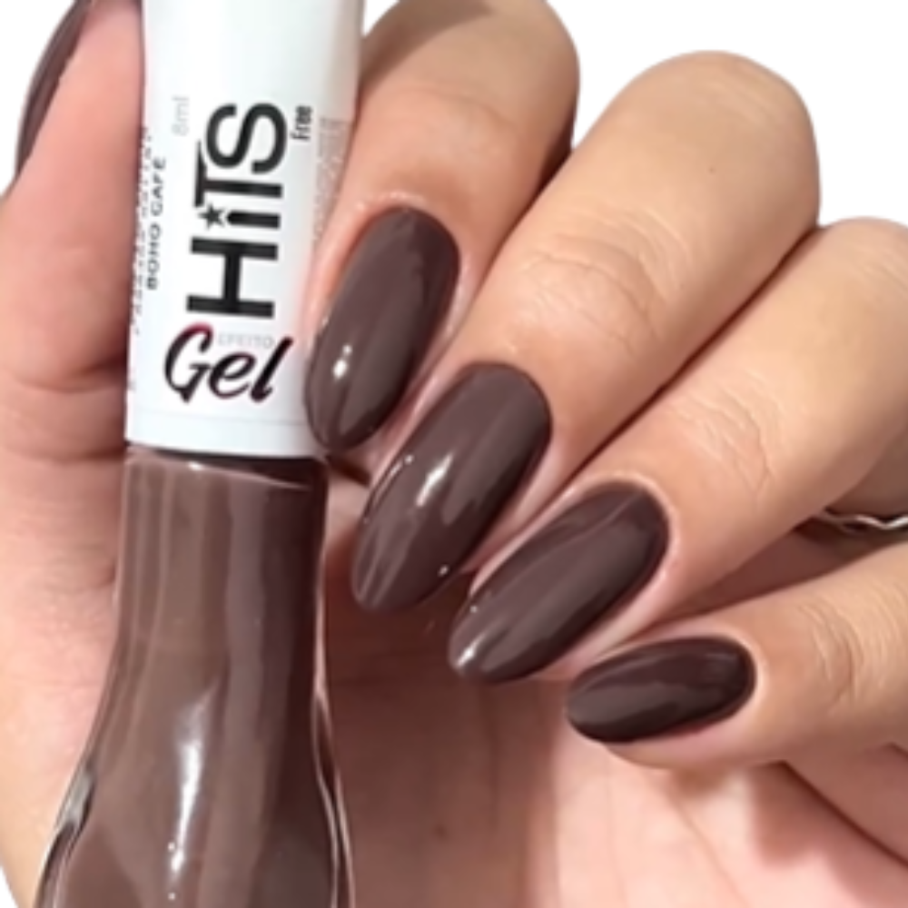 Esmalte Hits Cremoso Efeito Gel Boho Café 8ml