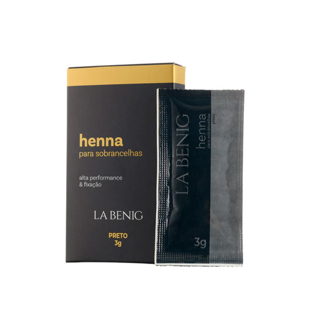 Henna Refil La Benig Preto 3g