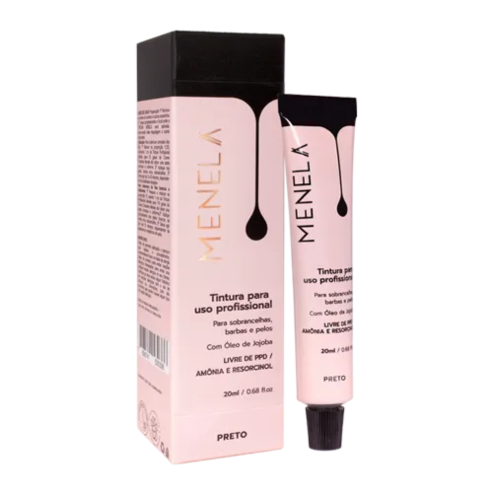 Tintura Menela 20ml Profissional Preto