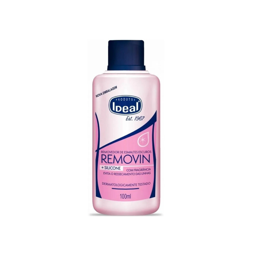 Removedor De Esmaltes Escuros Removin Ideal 100ml