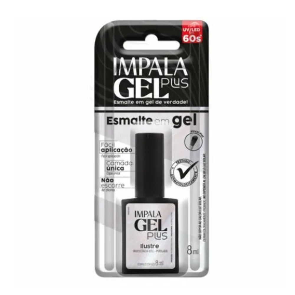 Esmalte Gel Impala Gel Plus Perolado Ilustre 8ml