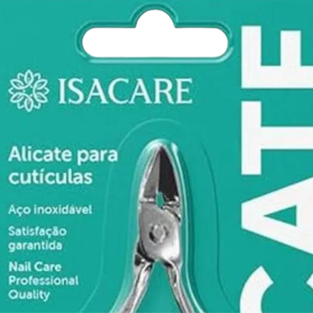 Alicate Cutícula Aço Inoxidável Isacare Personal
