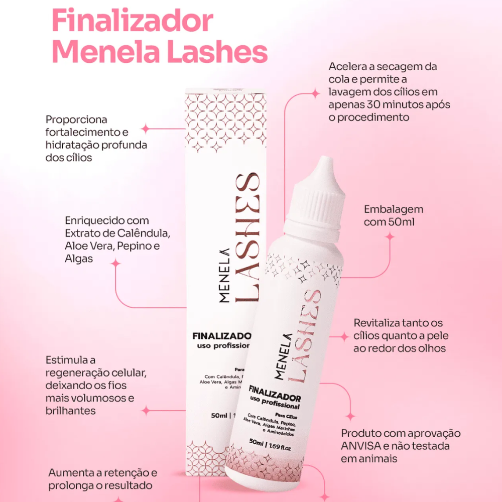 Kit Retenção Menela Lashes