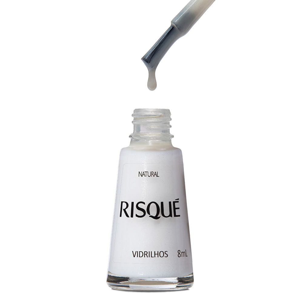 Esmalte Risqué Natural Vidrilhos 8ml - Renda - Natural