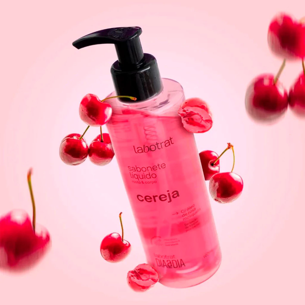 Sabonete Líquido Labotrat 190ml Cereja