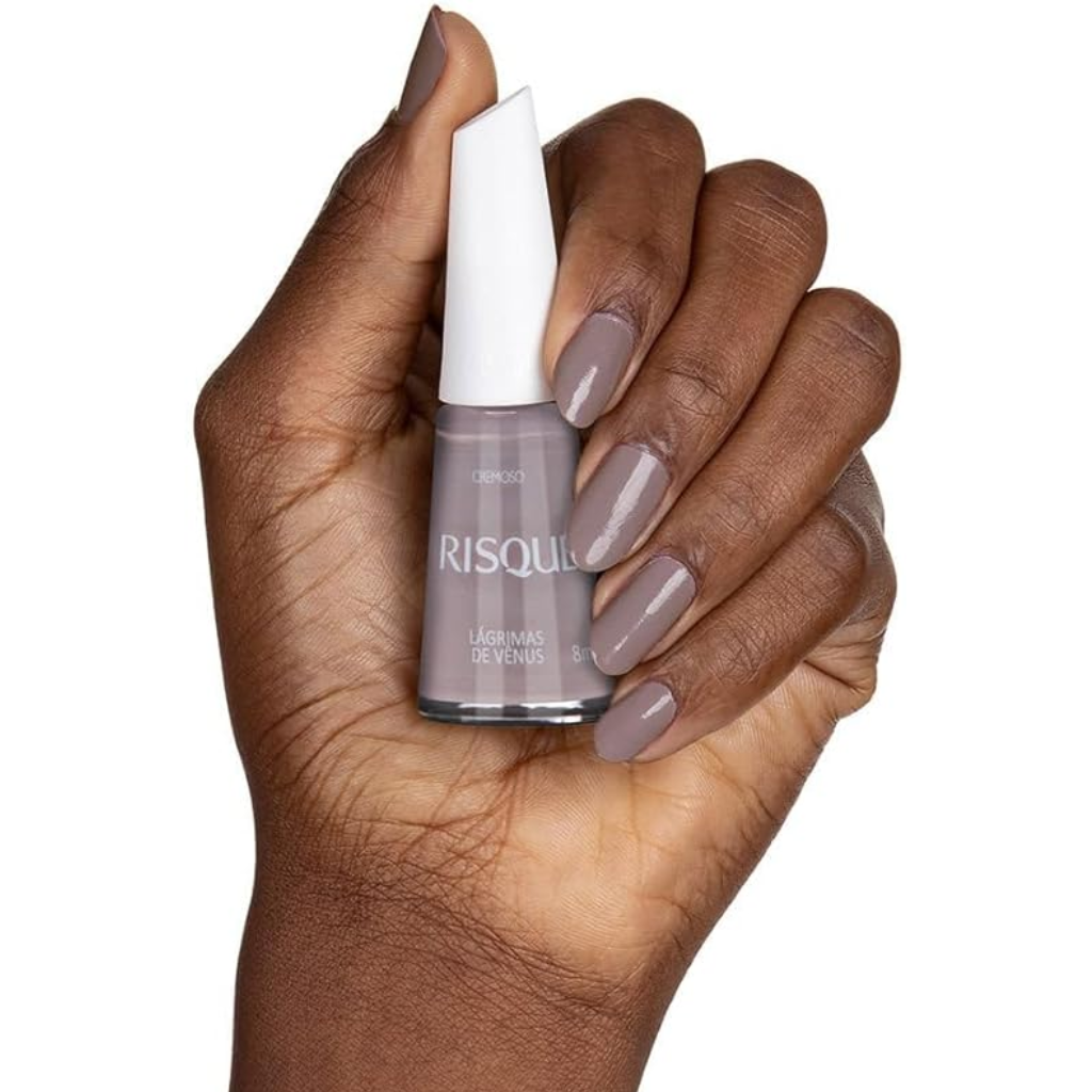 Esmalte Risqué Cremoso Lágrimas De Vênus 8ml - Nude