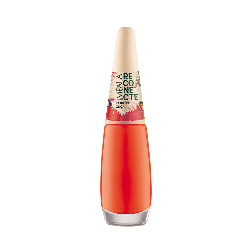 Esmalte Impala Cremoso Filtro De Onça 7,5ml - Laranja - Reconecte
