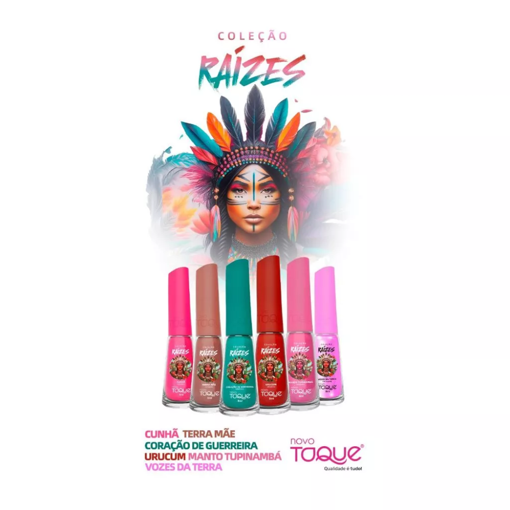 Esmalte Novo Toque Cremoso Terra Mãe 8ml