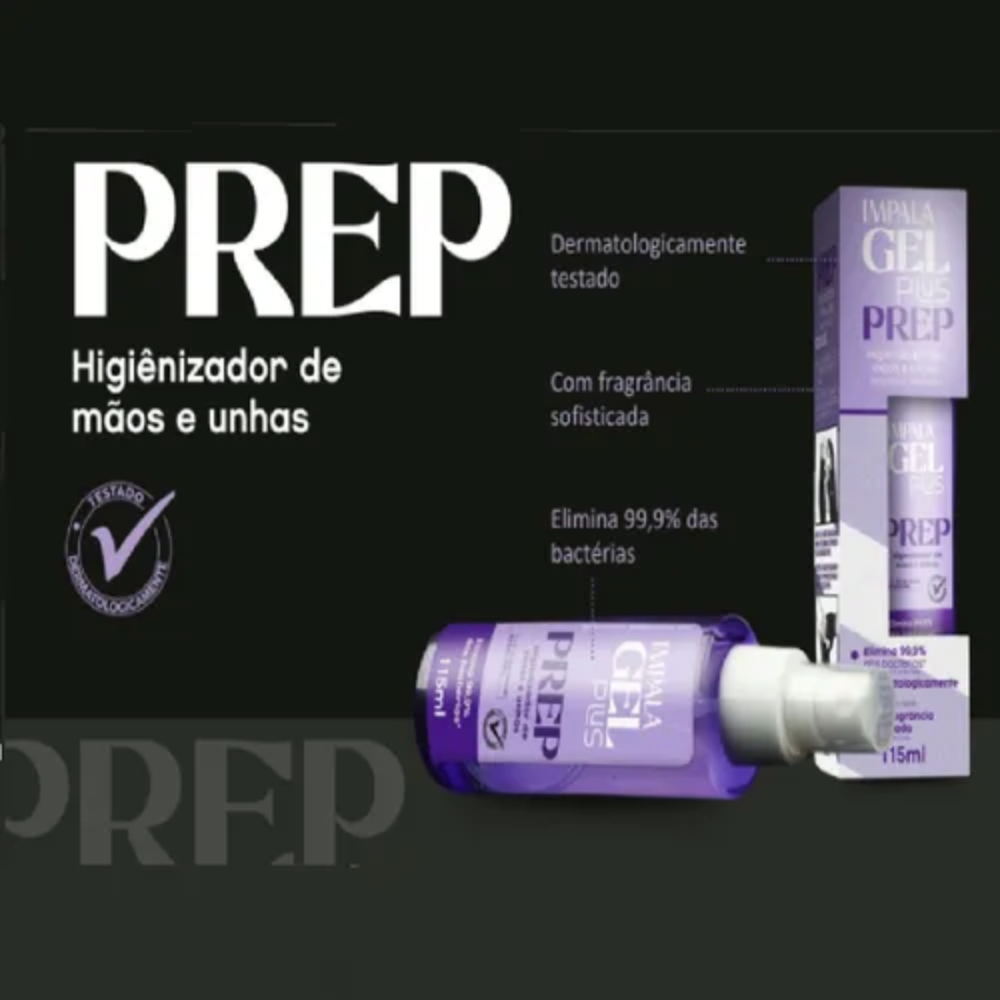 Prep Higienizador Impala Gel Plus 115ml