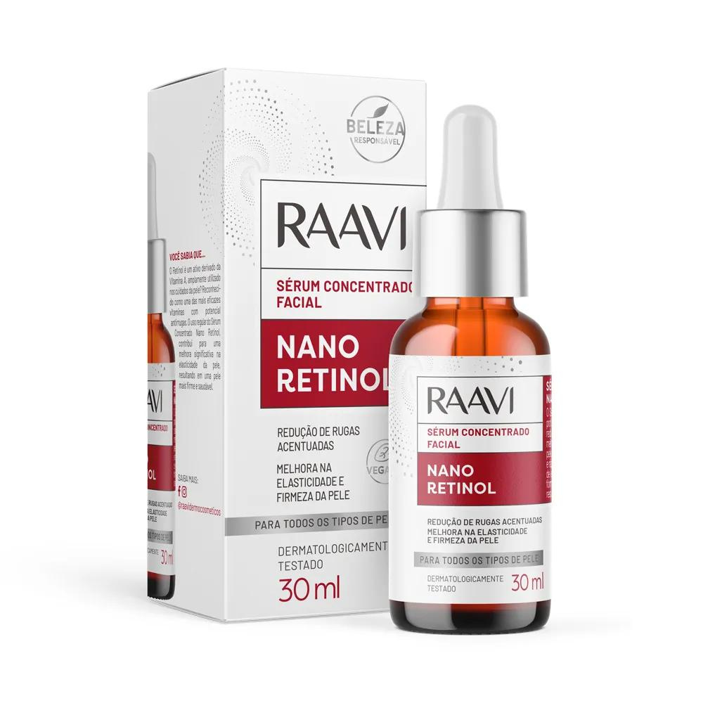 Sérum Facial Concentrado Nano Retinol Raavi 30g