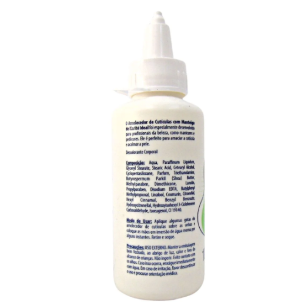 Amolecedor De Cutículas Com Manteiga De Karité Ideal 100ml