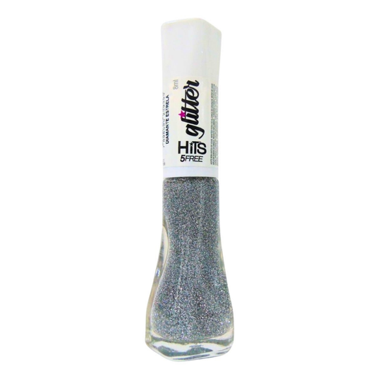 Esmalte Hits Glitter Diamante Estrela 8ml
