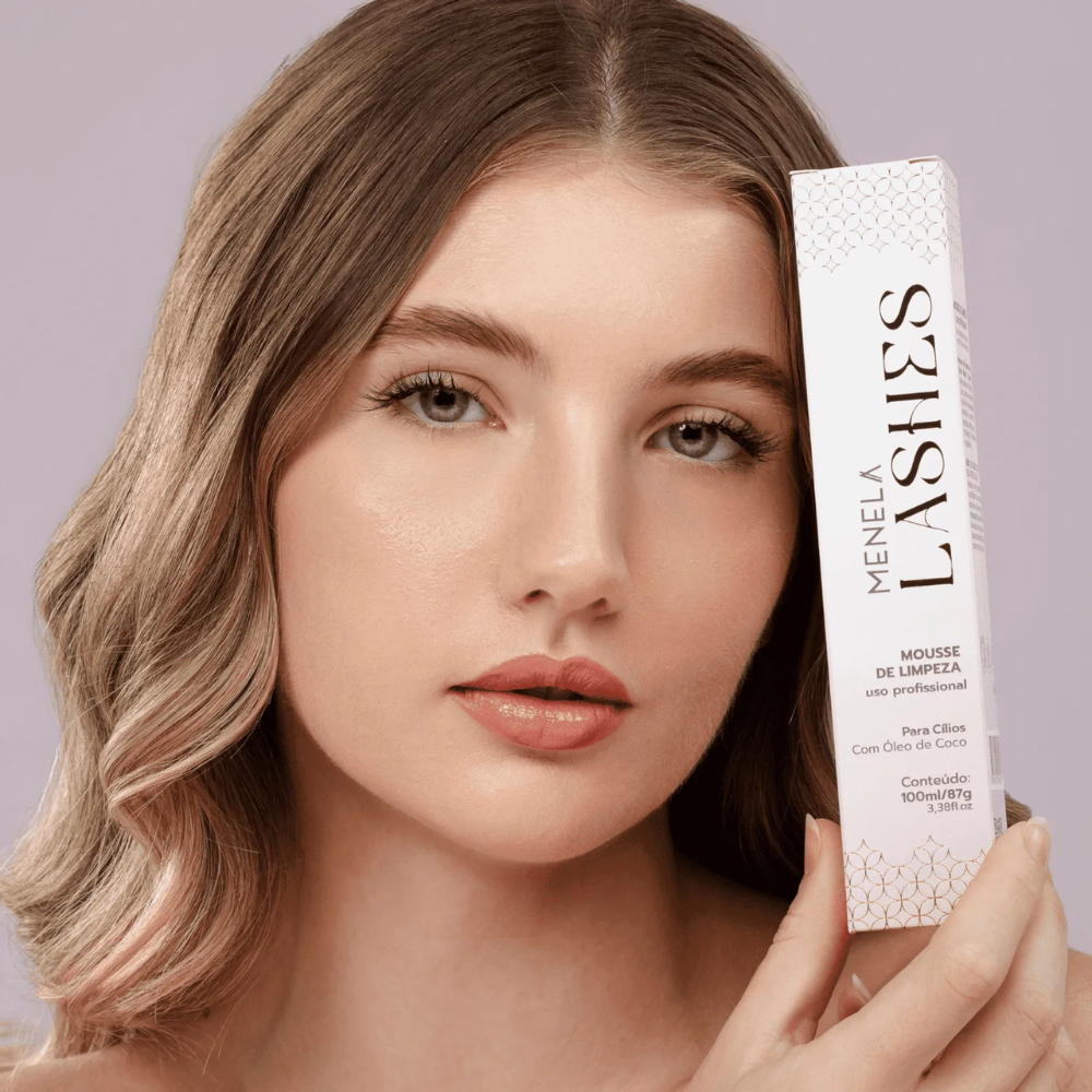 Mousse de Limpeza de Cílios Menela Lashes 100ml