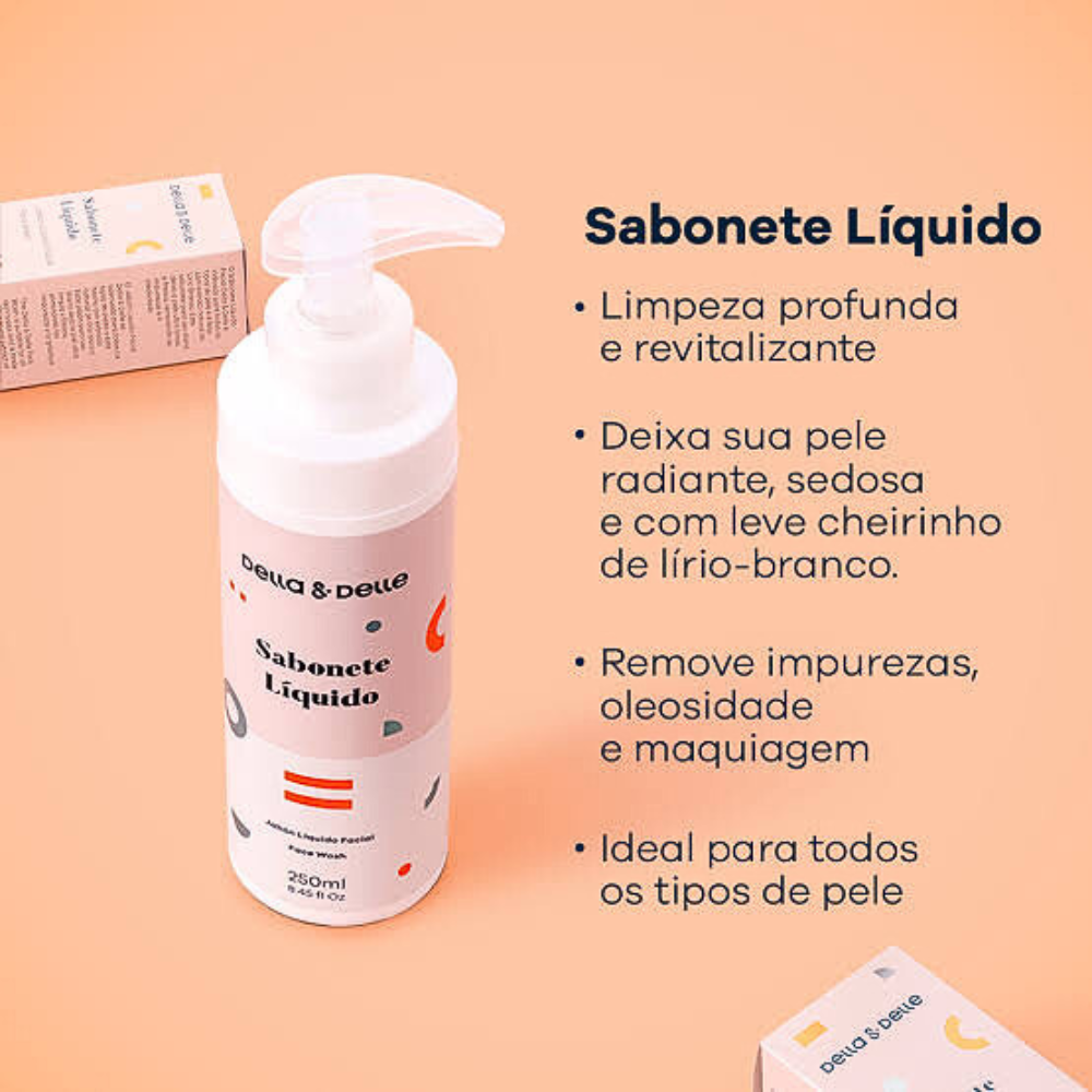 Sabonete Líquido Facial Della E Delle 250ml