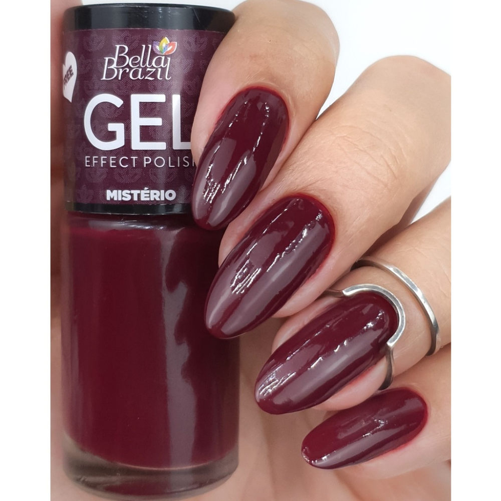 Esmalte Bella Brazil Efeito Gel Cremoso 839 Mistério