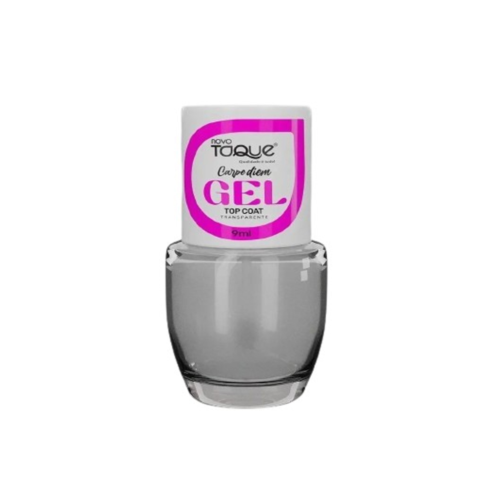 Top Coat Novo Toque Transparente Gel 9ml