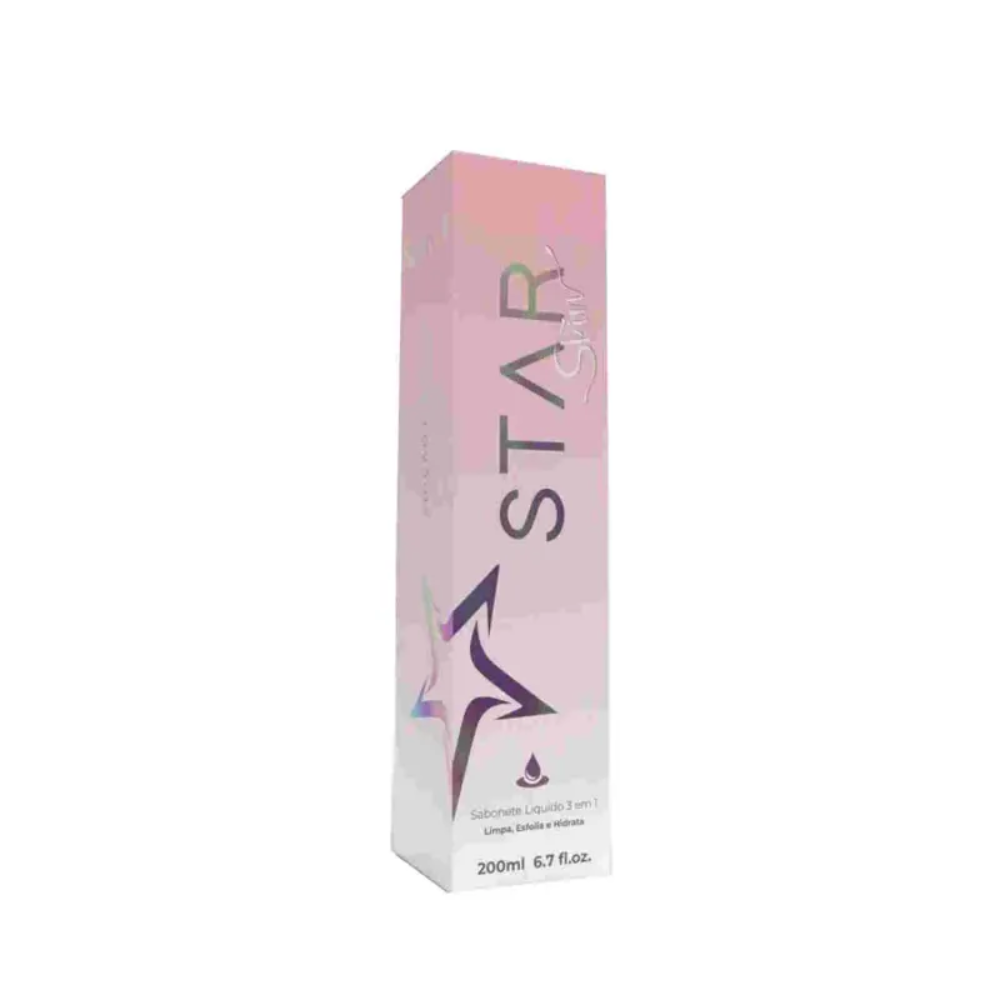 Sabonete Esfoliante Facial 3 em 1 Star Skin Sourcil 200ml