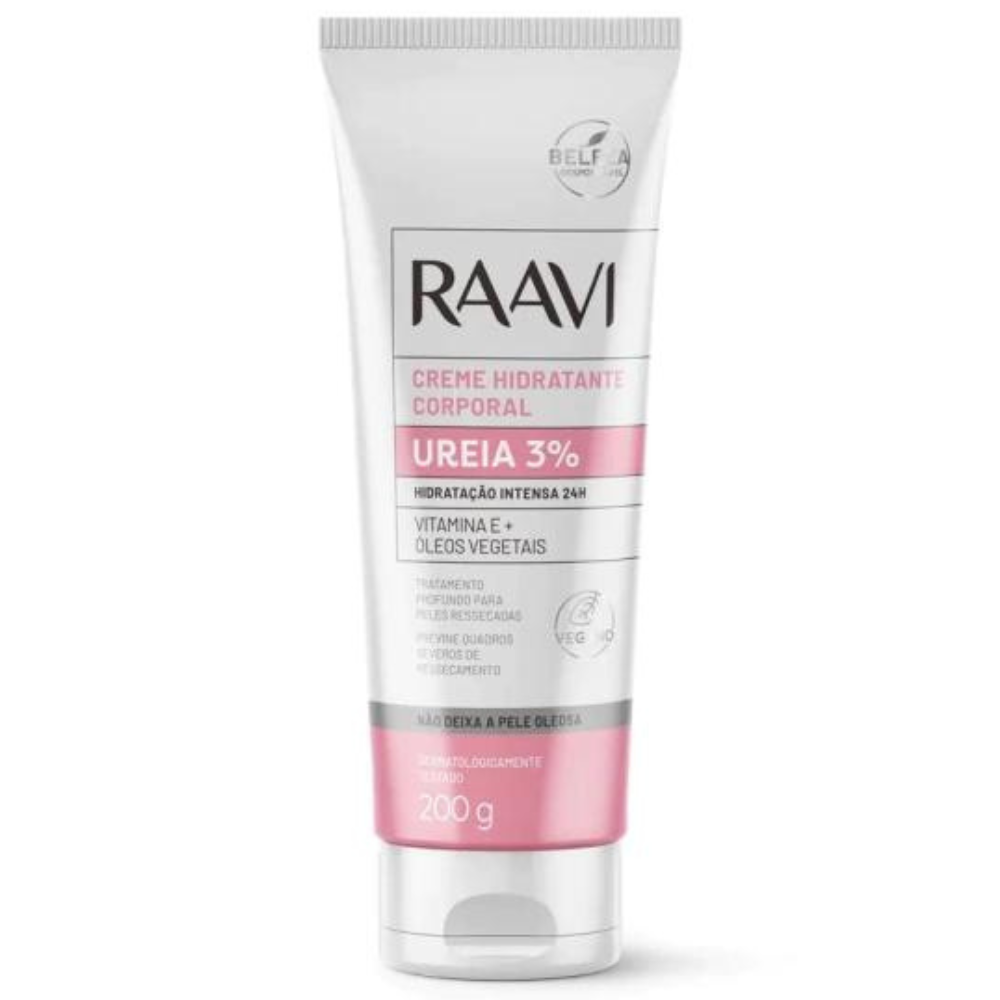 Creme Hidratante Ureia 3% Raavi 200g