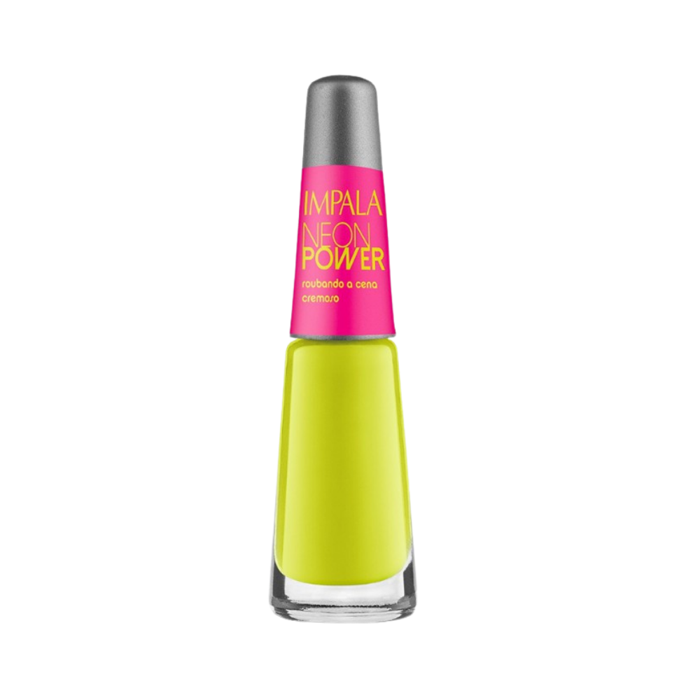 Esmalte Impala Cremoso Roubando A Cena 7,5ml - Amarelo - Neon Power