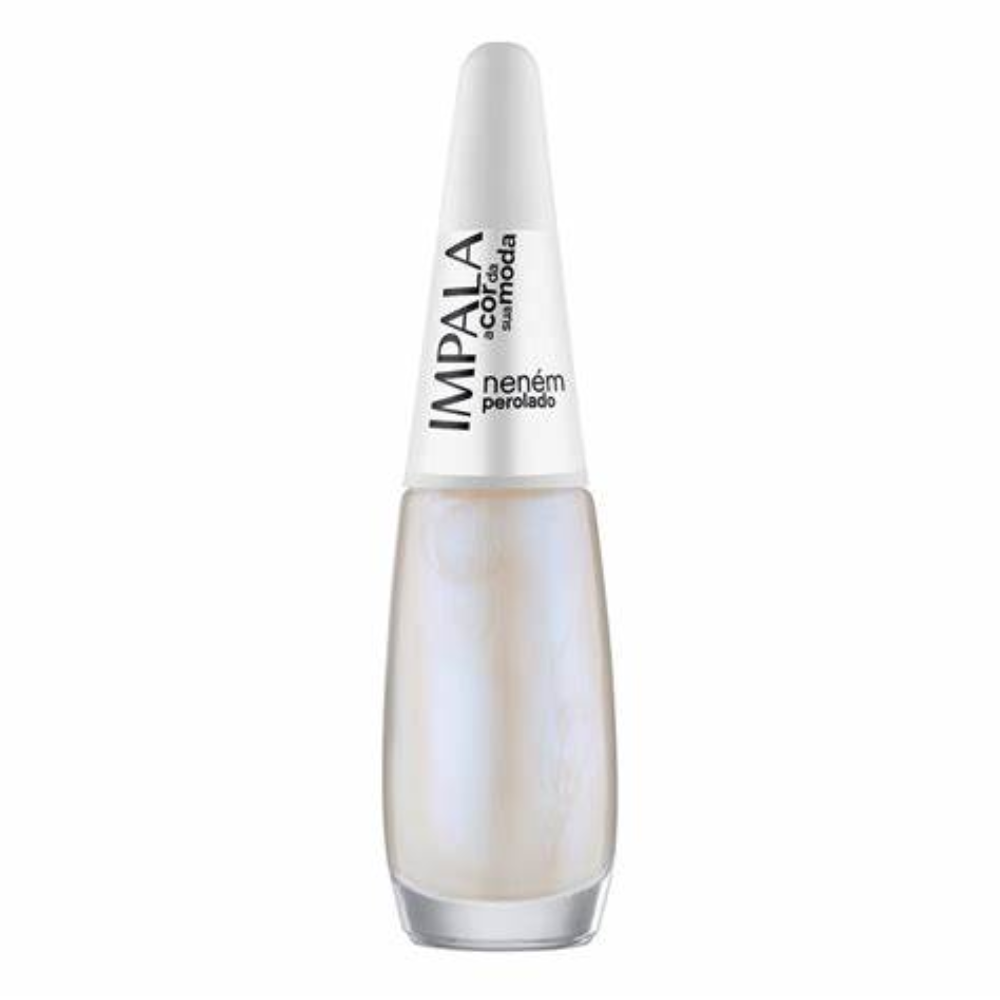 Esmalte Impala Perolado Neném 7,5ml - Branco
