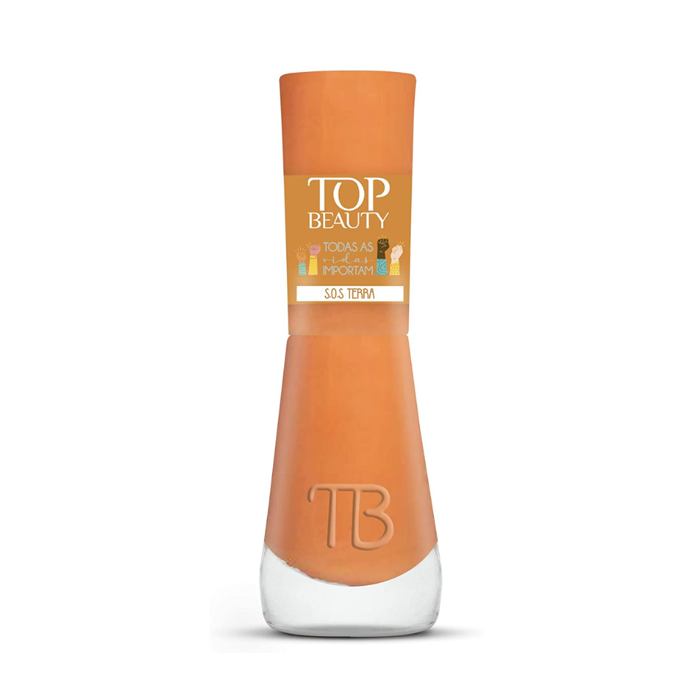 Esmalte Top Beauty Cremoso S.O.S. Terra - Laranja