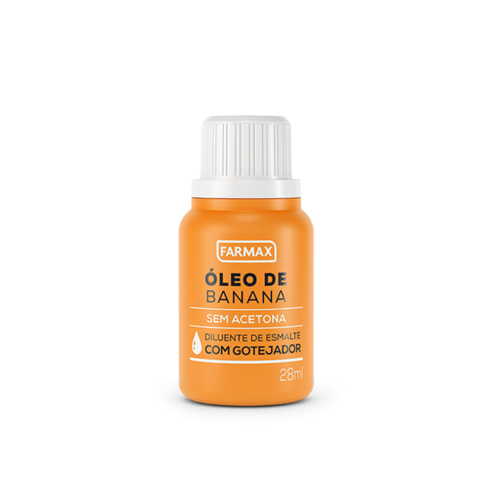 Óleo De Banana Sem Acetona 28ml Farmax