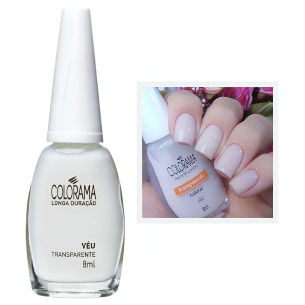 Esmalte Colorama Transparente Véu - Branco