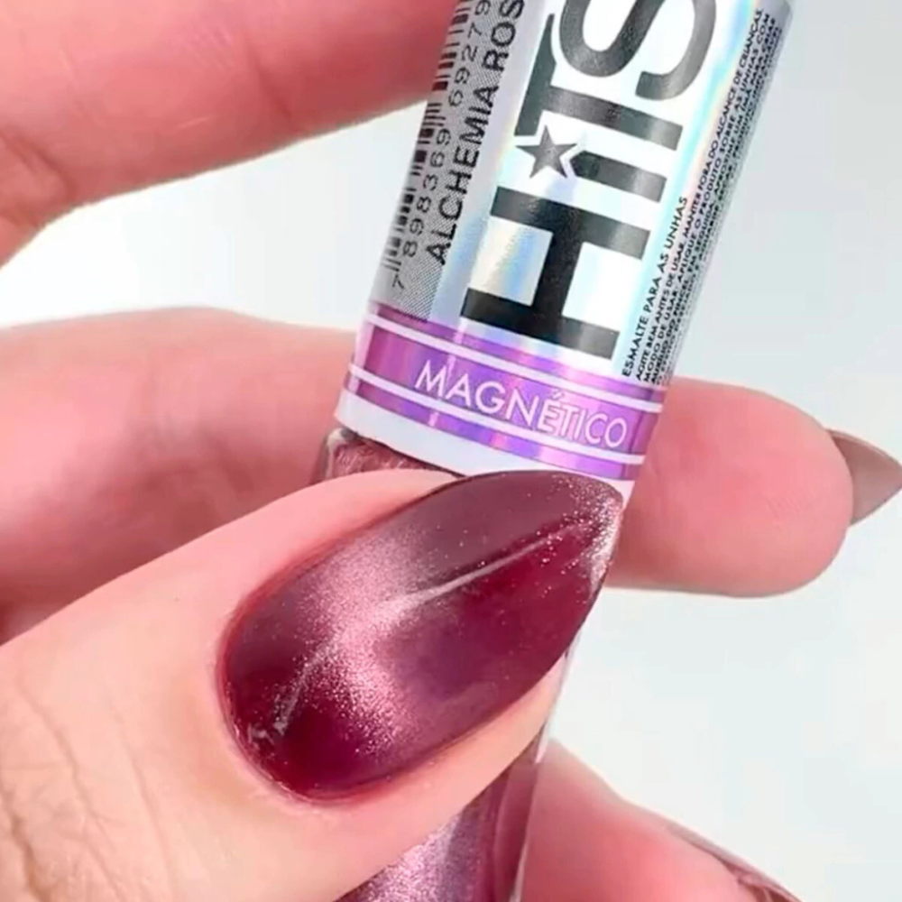 Esmalte Hits Magnético Alchemia Rosa 8ml