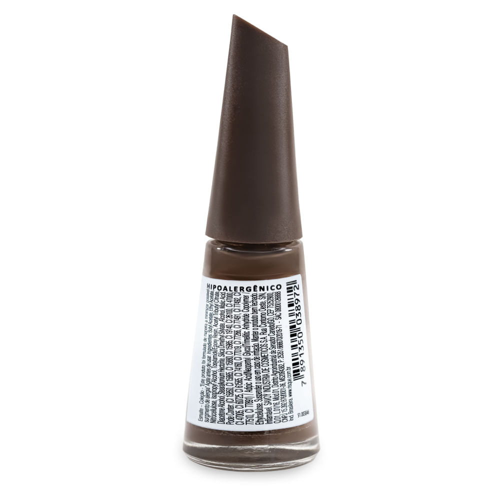 Esmalte Risqué Esse Marrom É Meu 8ml - Marrom - + Iza