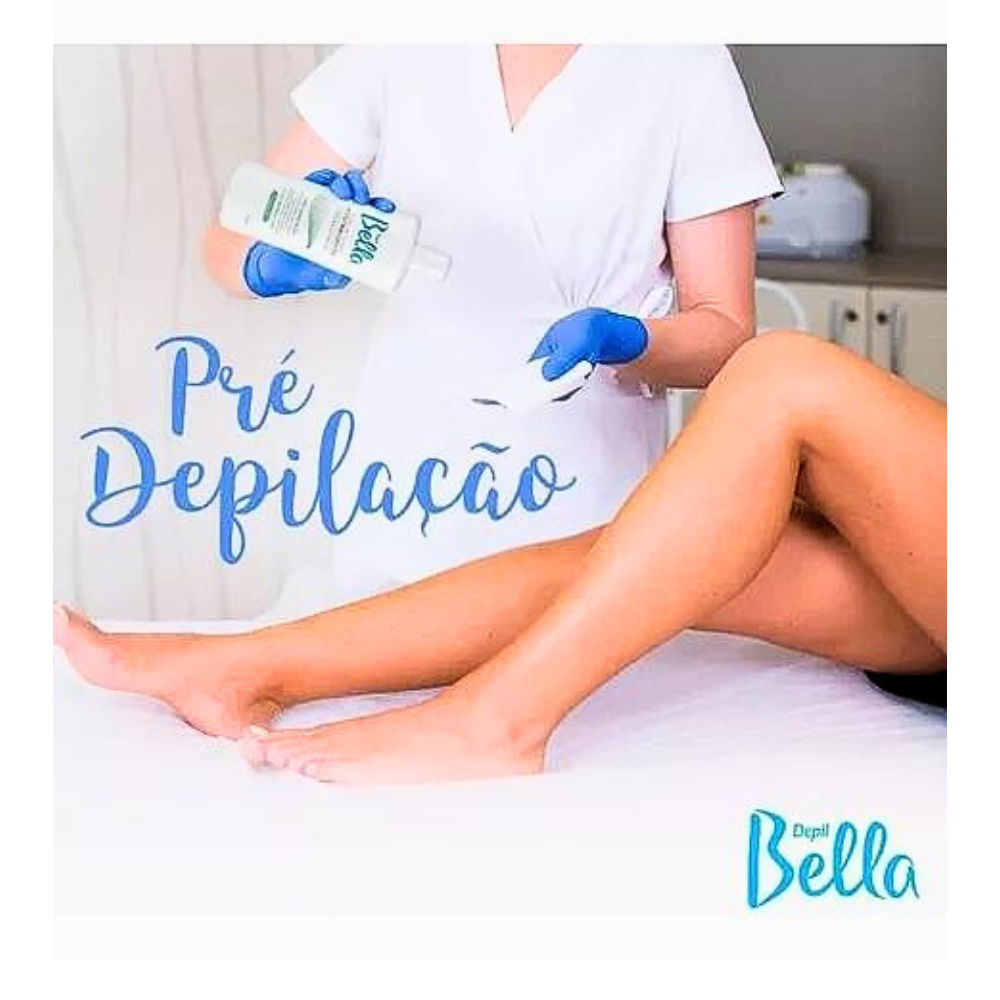 Loção Pré Depilatória Adstringente de Hortelã Depil Bella 500ml