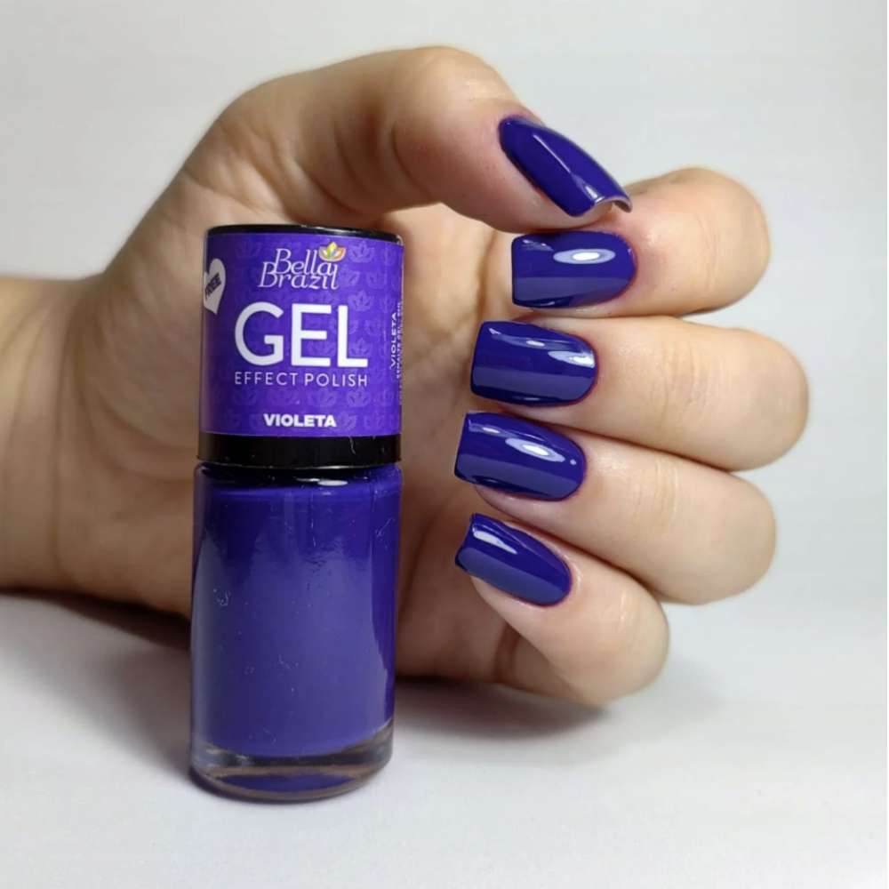 Esmalte Bella Brazil Efeito Gel Cremoso 857 Violeta