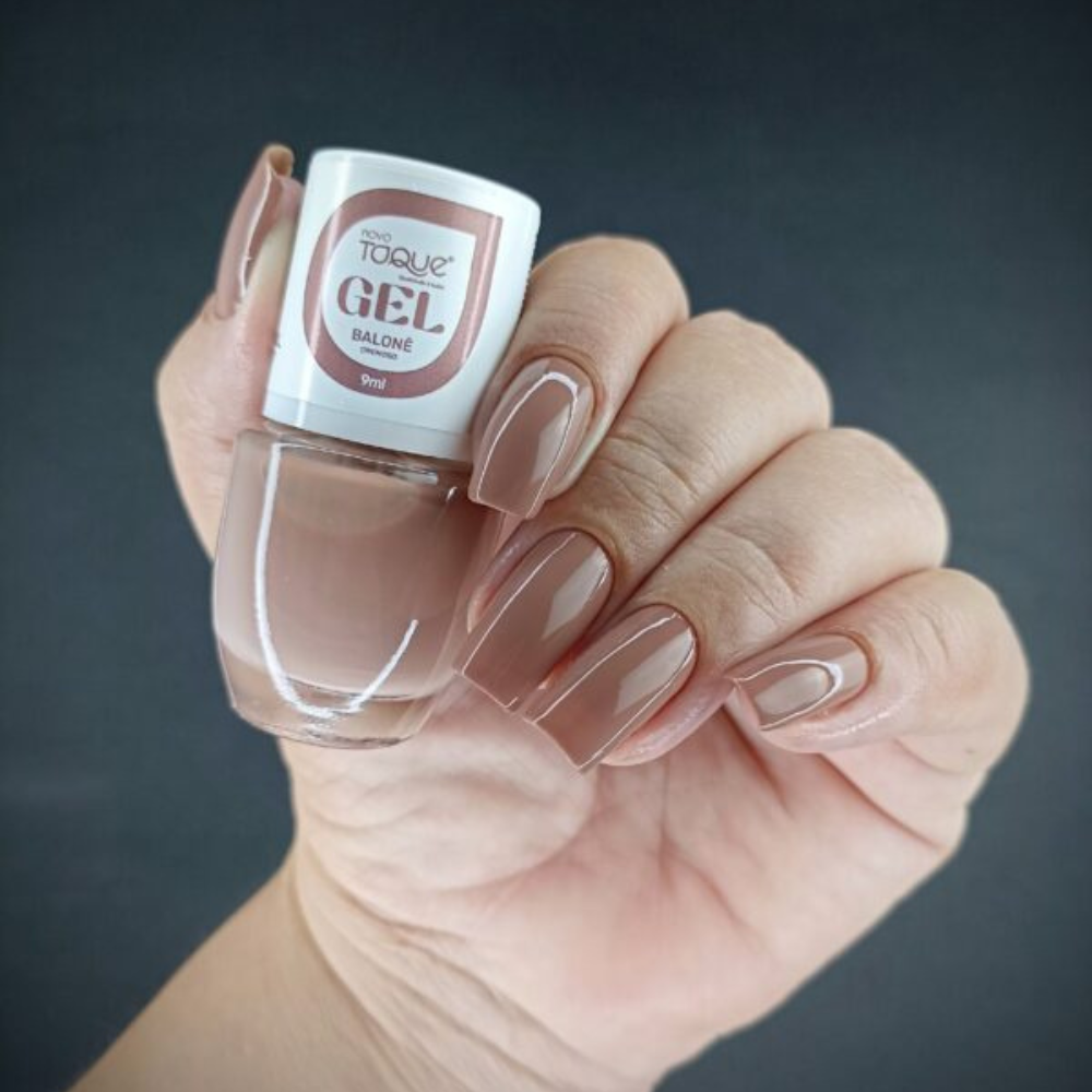 Esmalte Novo Toque Cremoso Efeito Gel Balonê 9ml