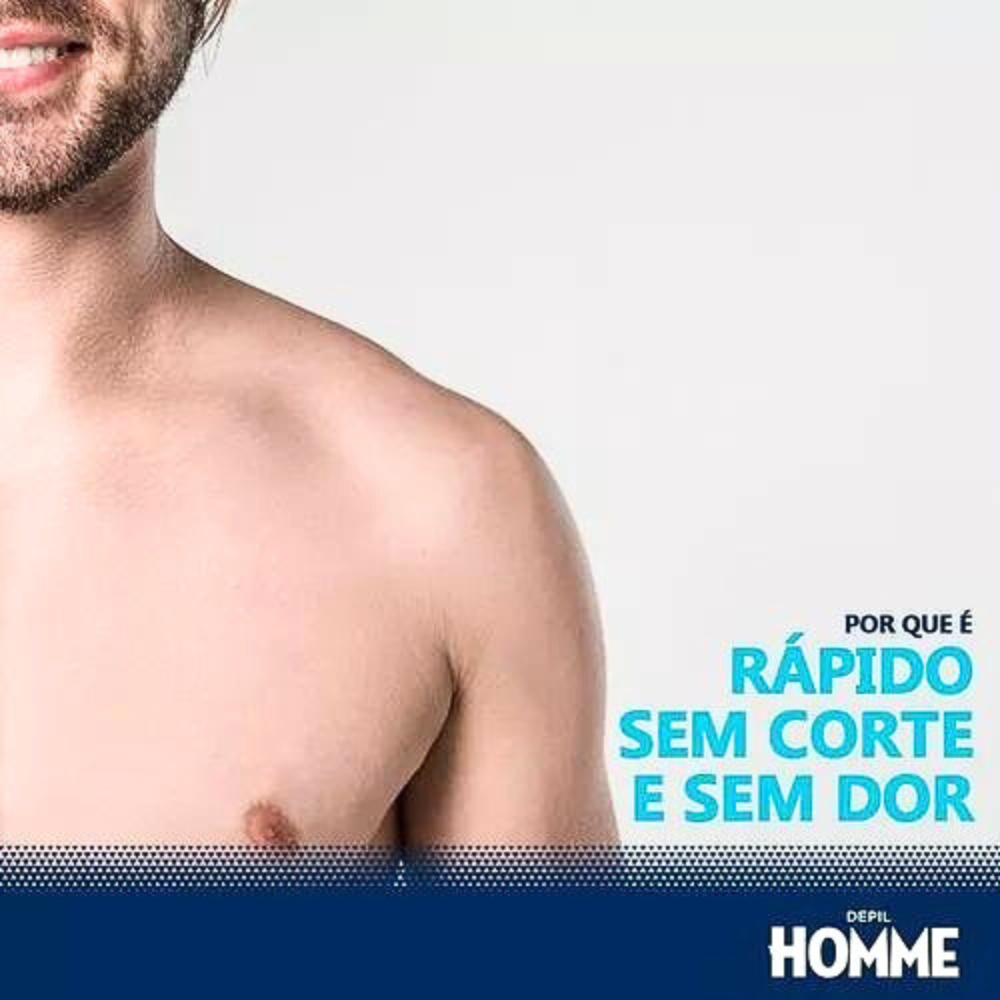 Creme Depilatório Masculino Homme Depil Bella 150g