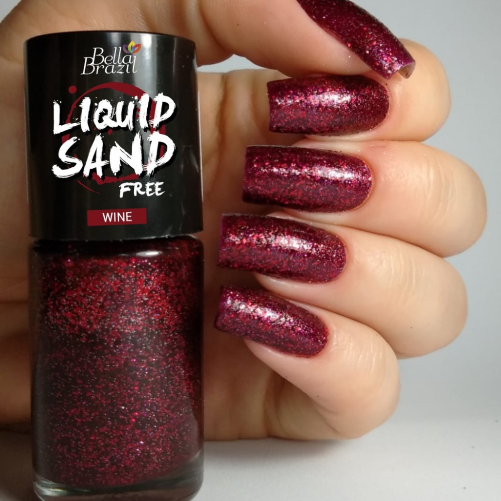 Esmalte Bella Brazil Liquid Sand 1315 Wine