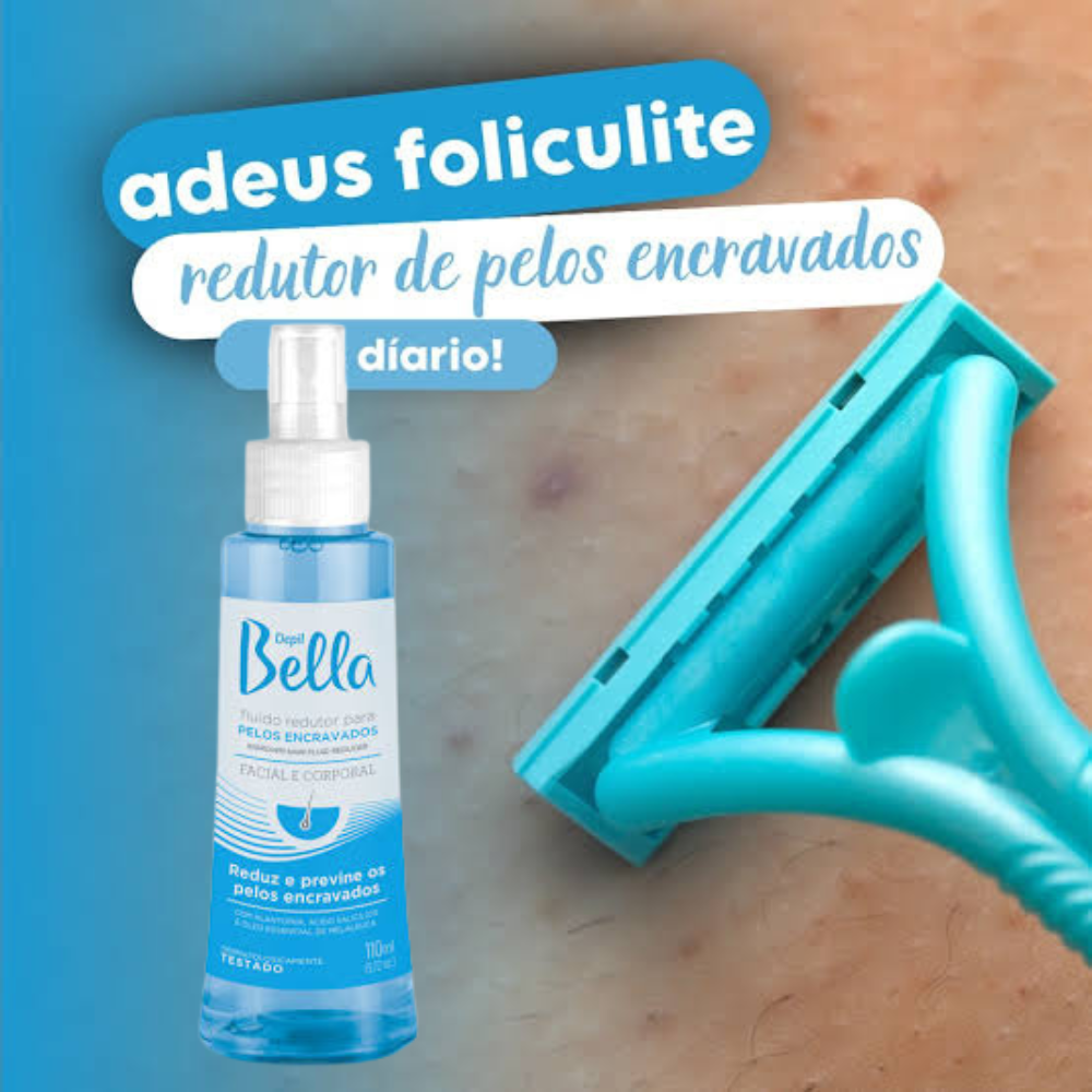 Flúido Redutor Para Pelos Encravados Depil Bella 110ml