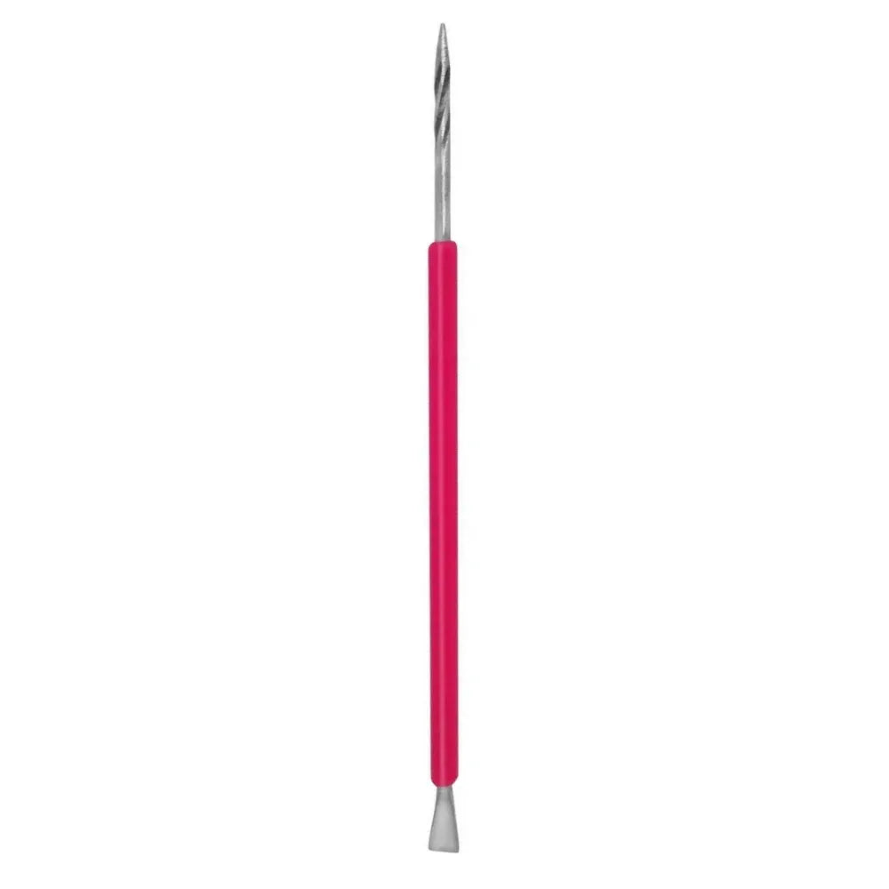 Espátula De Inox Com Silicone Rosa Isis Cutelaria