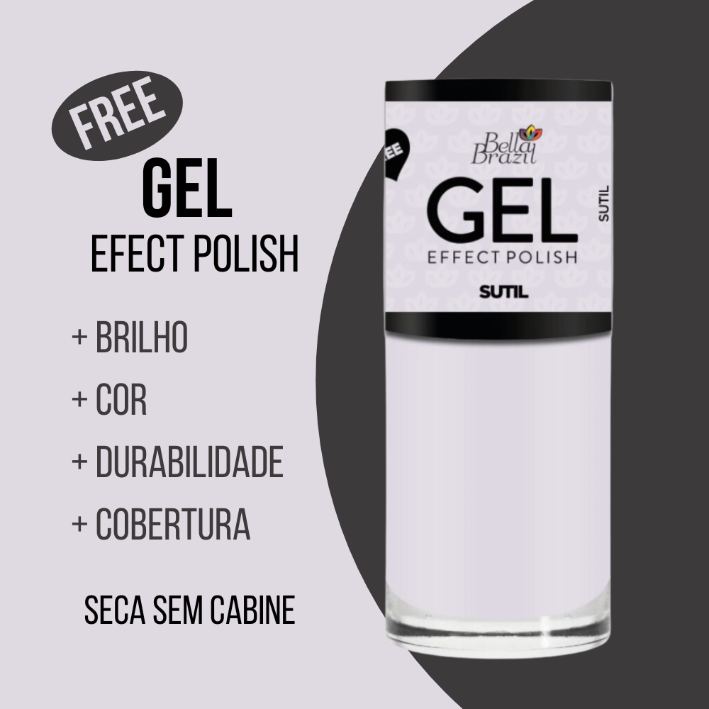 Esmalte Bella Brazil Efeito Gel Cremoso 865 Sutil