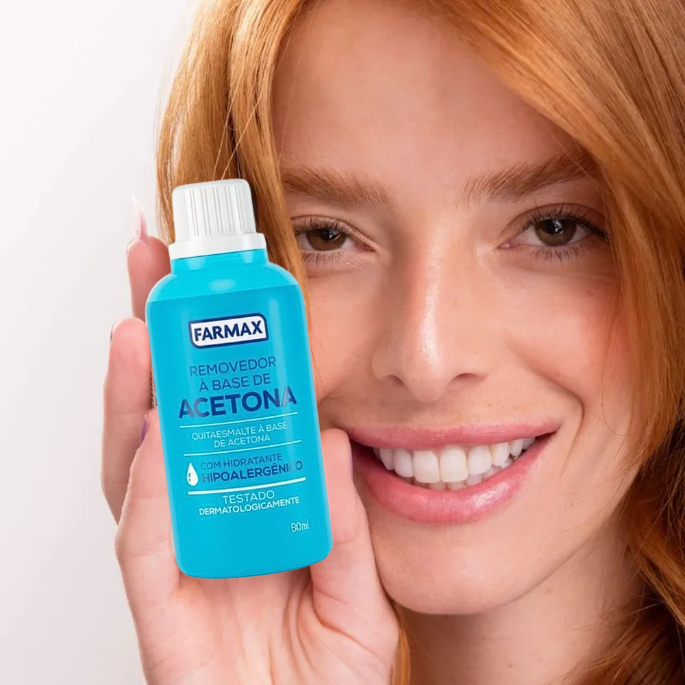 Removedor A Base De Acetona Farmax 80ml