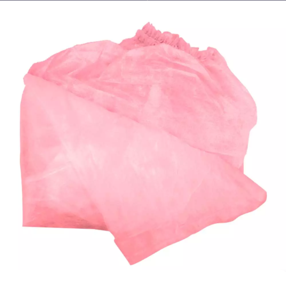 Lençol Descartável Em TNT 2m X 90cm Com Elástico Rosa 10 Unidades Santa Clara 5761