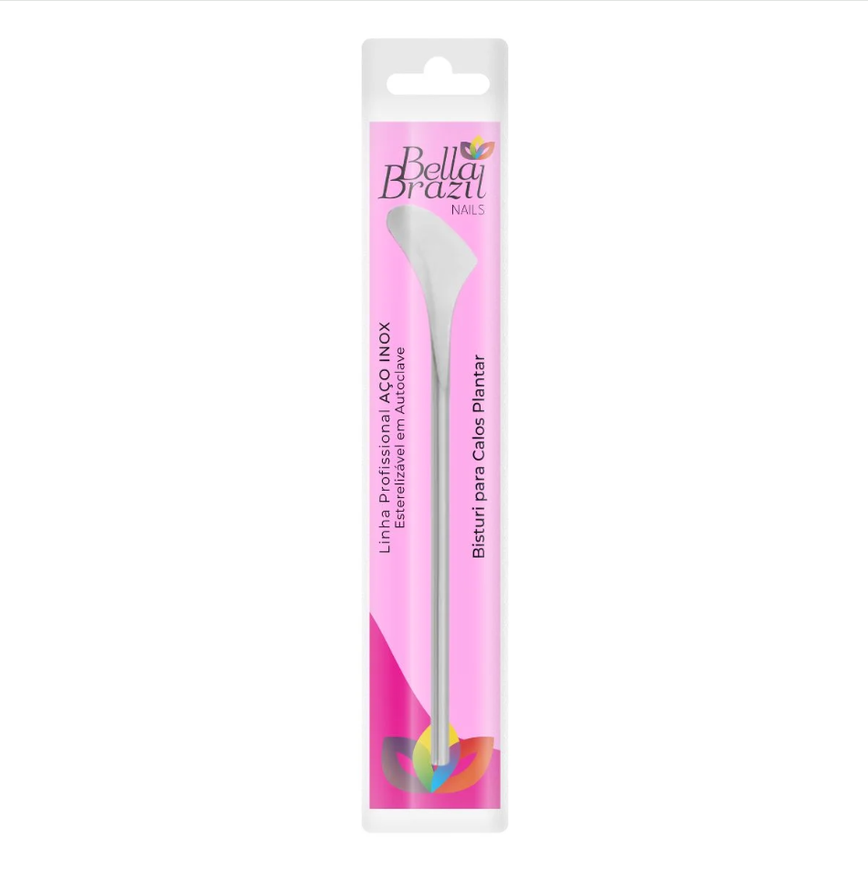 Bisturi Para Calos Plantar Inox Bella Brazil Ref. 423