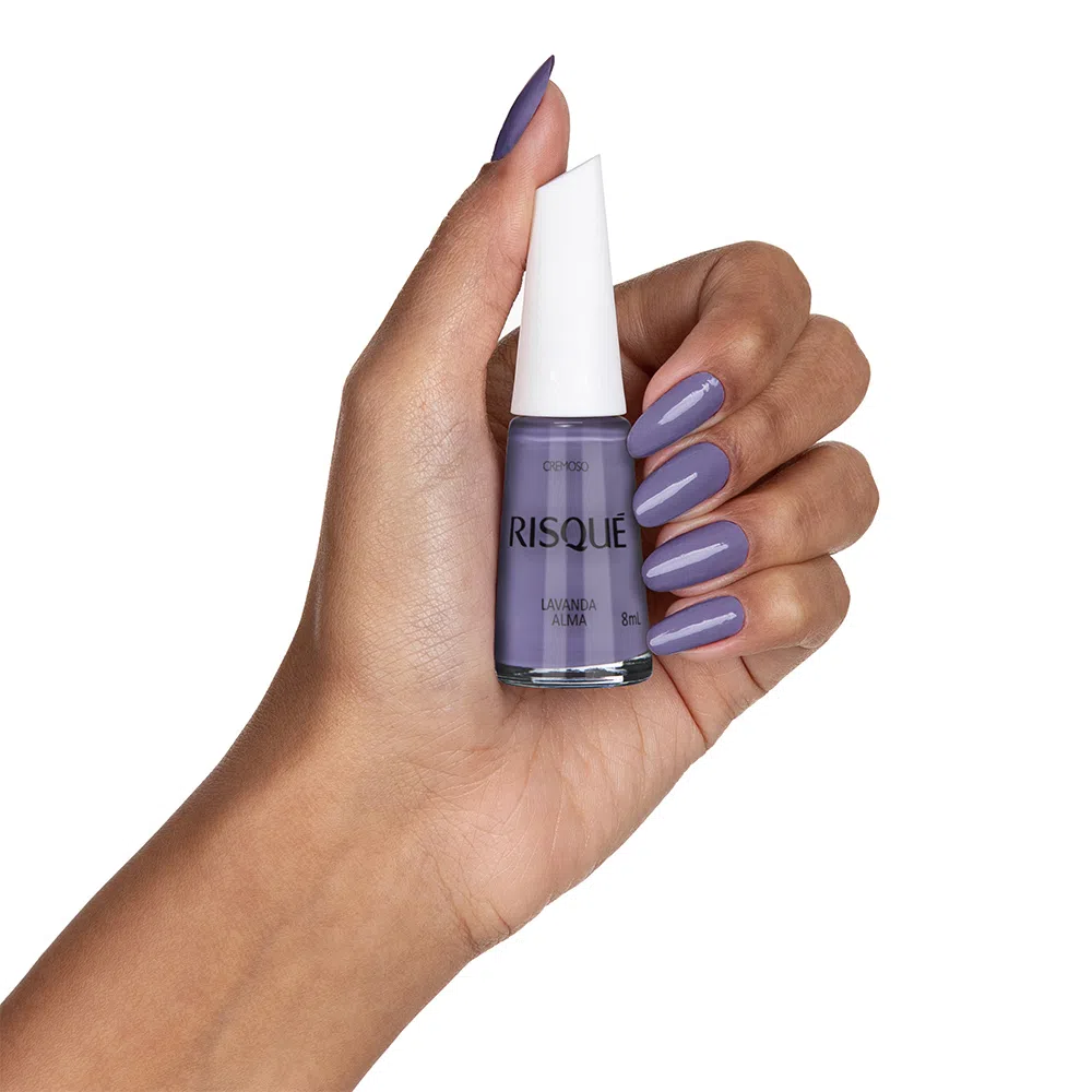 Esmalte Risqué Cremoso Lavanda Alma 8ml - Lavanda