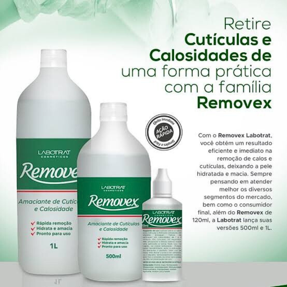 Removex Amaciante De Cutículas E Calosidades Labotrat 1L