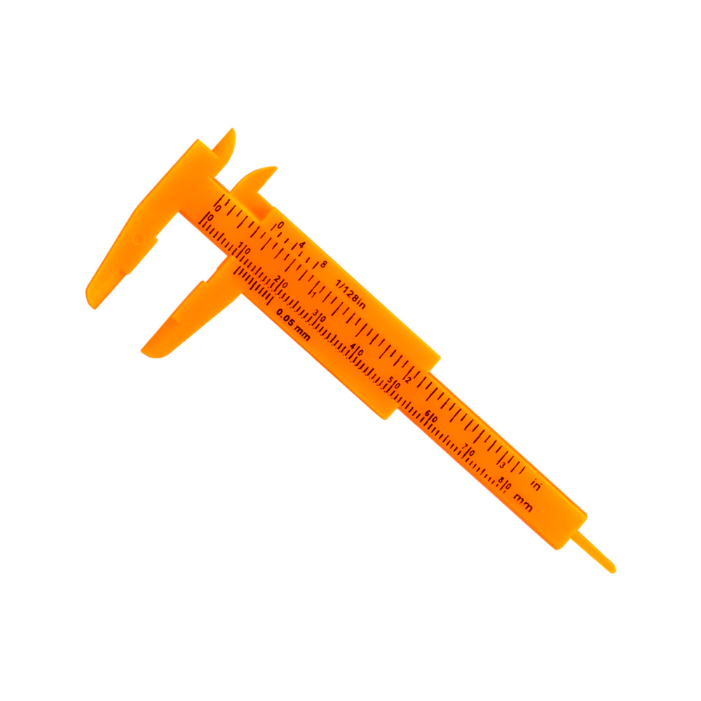 Paquímetro 8cm Della E Delle - Laranja - Plástico