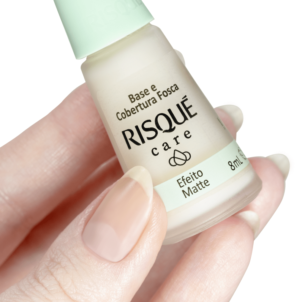 Esmalte Risqué Care Base E Cobertura Fosca 8ml