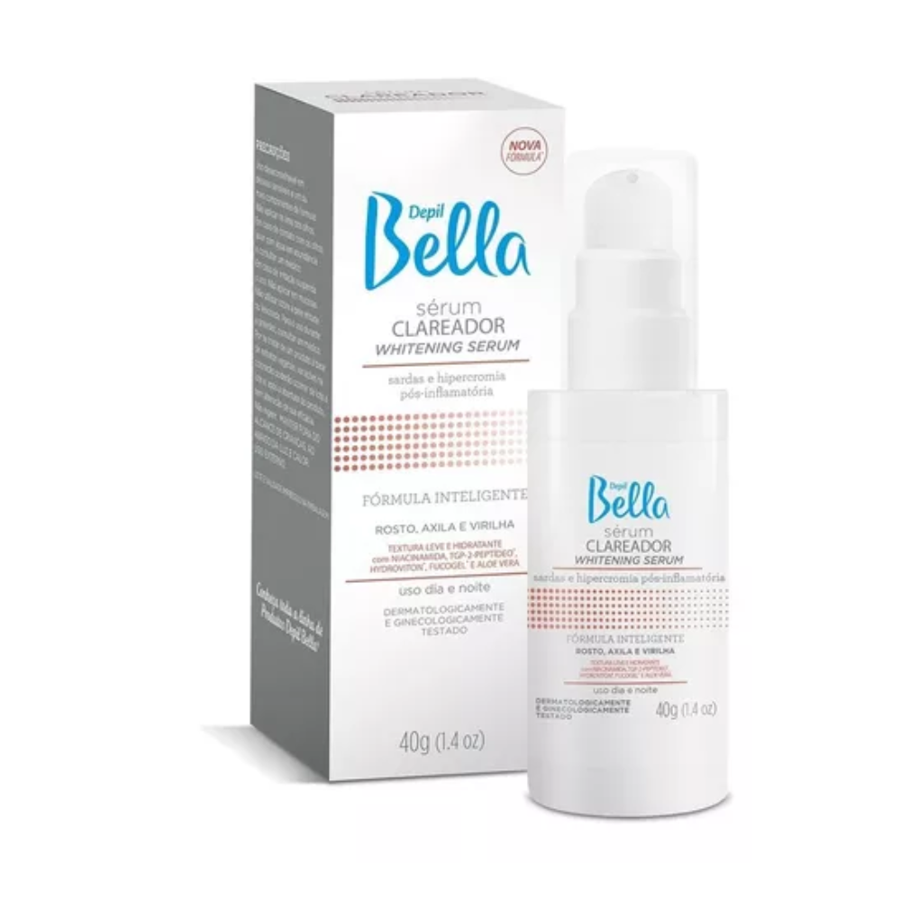 Kit Com 6 Sérum Clareador Depil Bella 40g