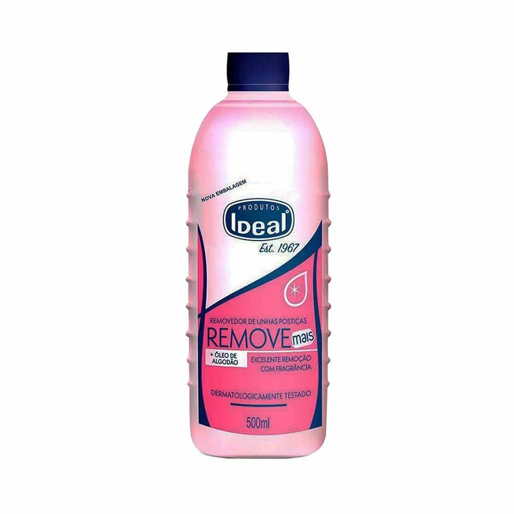Removedor De Esmaltes Remove Mais Ideal 500ml