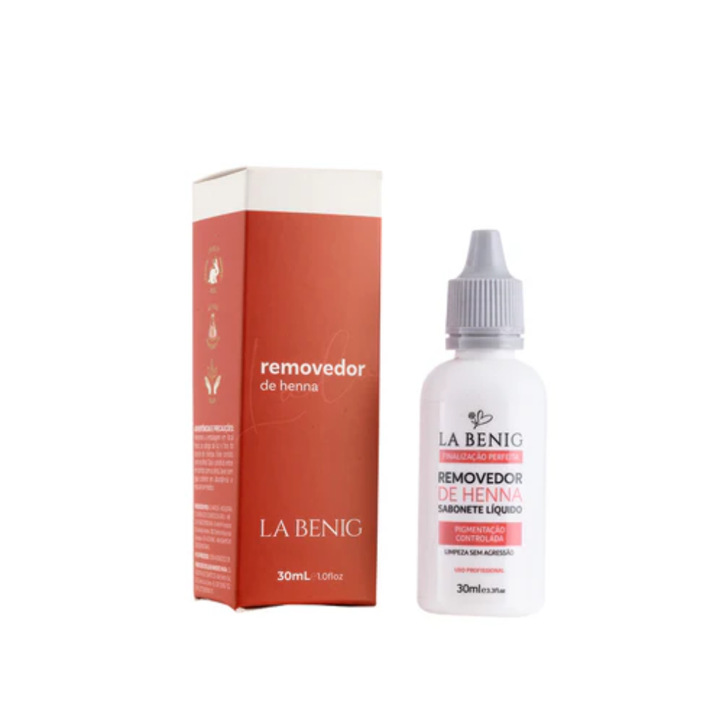 Sabonete Líquido Removedor de Henna La Benig 30ml