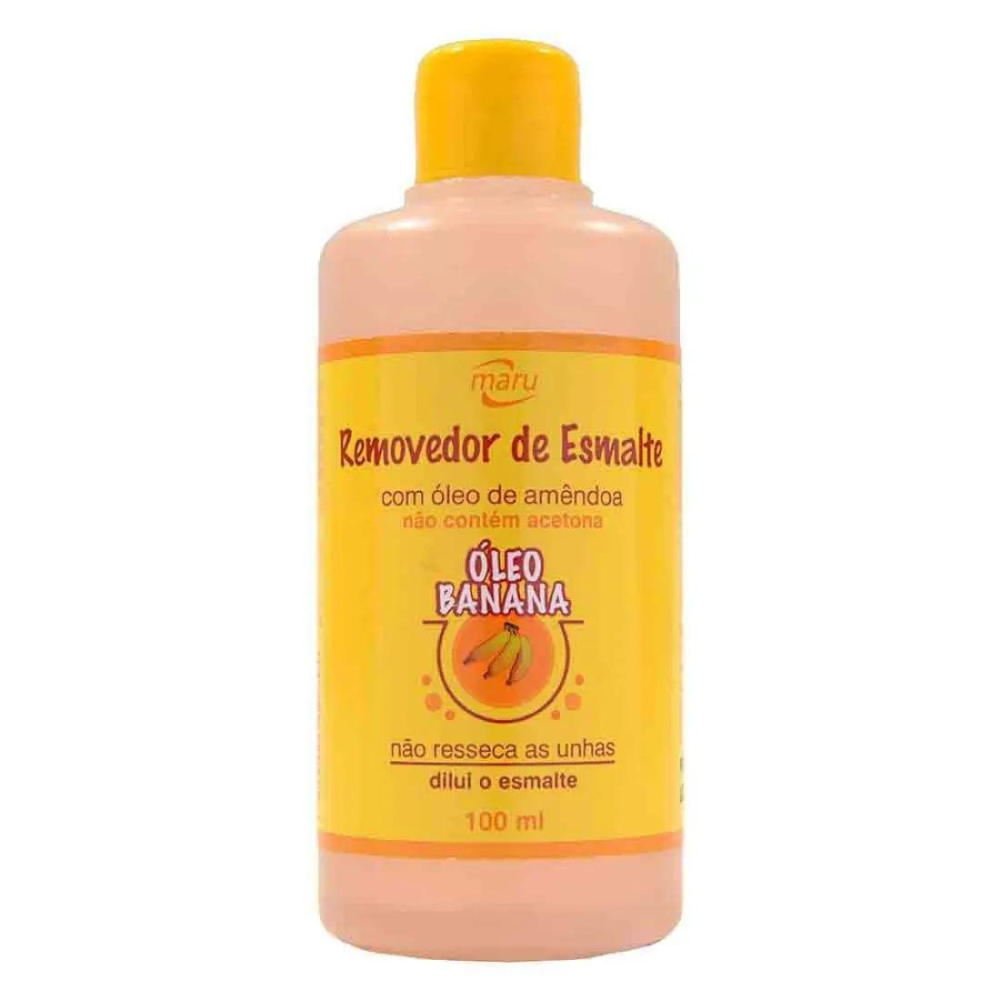 Removedor de Esmaltes com Óleo de Amêdoa Maru 100ml